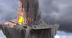 Hells Floating castle 1 3D model
