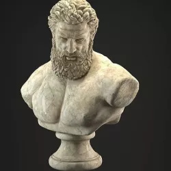 Hercules Bust 3D model