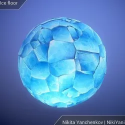 Ice floor Texture