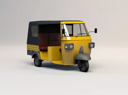 indian three wheeler  3D model