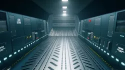 Interior of a cargo Plane 3D model
