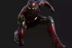 IRON MAN MARK 85  Low-poly 3D model