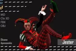 Jester 3D model