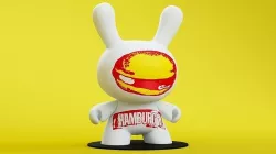 Kidrobot Andy Warhol 20 Hamburger Dunny 3D model