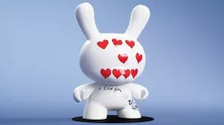 Kidrobot Andy Warhol 8 Masterpiece I Love You So 3D model