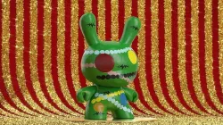 Kidrobot Christmas Tree 12 inch Christmas Set Dunny 3D model