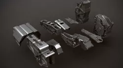 kit bash parts  3D model