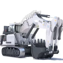 LIEBHERR R996 Backhoe 3D model