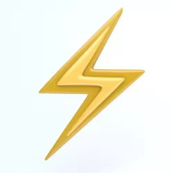 lighting  icon Low-poly 3D model