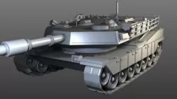 Low-Poly Tank Low-poly 3D model