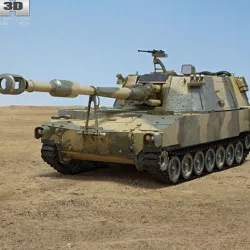  M109 Howitzer 3D model