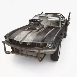 Mad Max Style Car 3D model