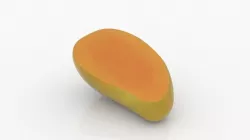 Mango Peeled 3D model