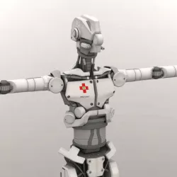 Med Bot 3D model