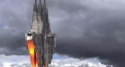 Medieval castle hellscape 2 3D model