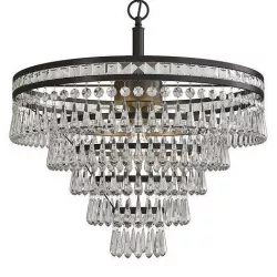 Mercer Round Chandelier Low-poly 3D model