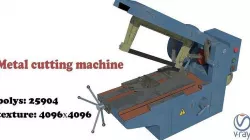 Metal cutting machine 3D model