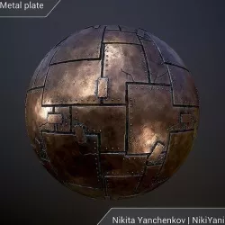 Metal plate Texture