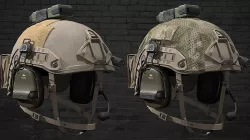 MILITARY Game Ready Ops-Core Fast MT Low-poly 3D model