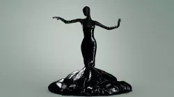 Miss Sohee X Christian Cowan Black Dress 3D model