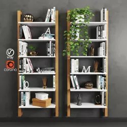 Modern Bookcase 3D model