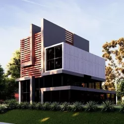 modern building 16-2 villa 3D model