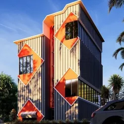 modern building 17  3D model