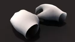 Monster hands Low-poly 3D model