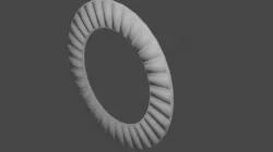 motorcycle clutch disc Low-poly 3D model