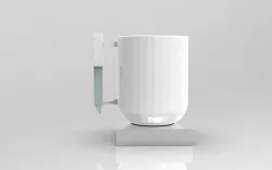 Mug with a knife handle Low-poly 3D model