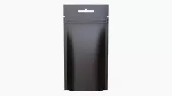 Mylar plastic pouch bag mockup 02 3D model