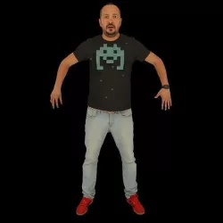 No527 - Male A Pose 3D model