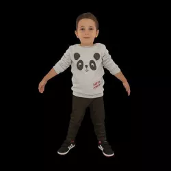 No563 - Kid A Pose 3D model