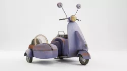 OLD SCOOTER 3D model