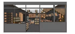 organic market 3D model