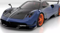 pagani huayra bc the gold edision of everything Low-poly 3D model