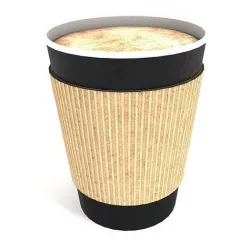 Paper cup of coffee Low-poly 3D model