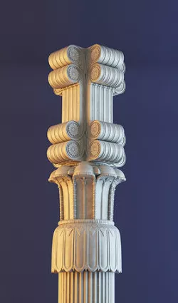 persian column 3D model