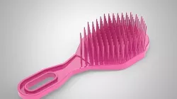 Pink Hair brush 3D model