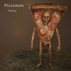 Pizzaman Low-poly 3D model