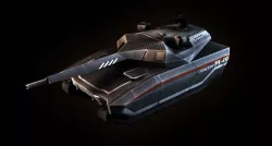 PL-01 Concept Tank Low-poly 3D model