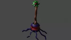 Plants001 Low-poly 3D model
