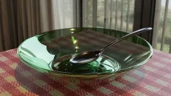Plate with Spoon 3D model