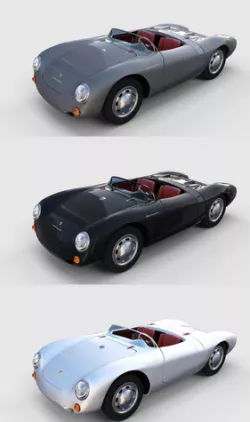 Porsche 550 Pack 3D model