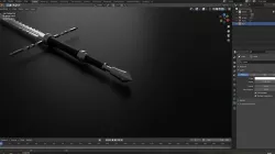 Really cool sword 3D model
