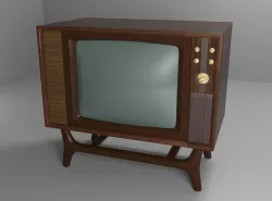Retro TV 3D model