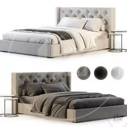 Rh Mdena Diamond Bed 3D model
