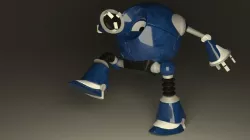 RIGGED Robot Low-poly 3D model