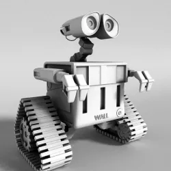 RIGGED Wall-E 3D model