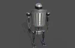 Robot Low-poly 3D model